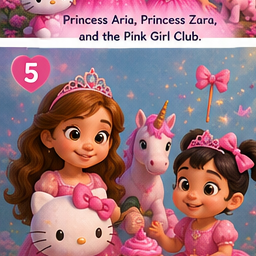 Pink Girl Club illustration 5