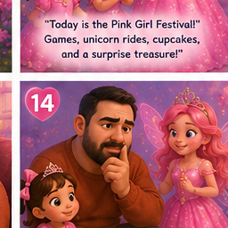 Pink Girl Club illustration 14